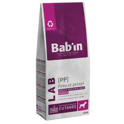Croquettes Chien Adulte Sensitive Saumon 12kg – Bab’in