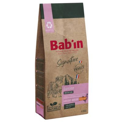 Croquette chiot Junior Medium, Bab'in