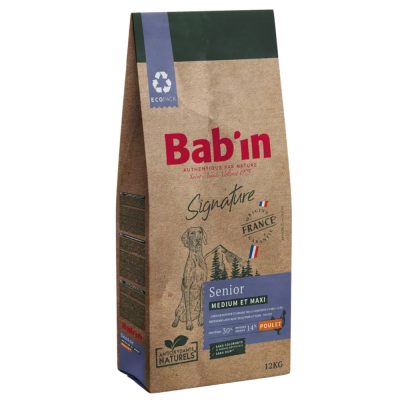 Croquettes Chien Medium et Maxi Senior – Bab’in