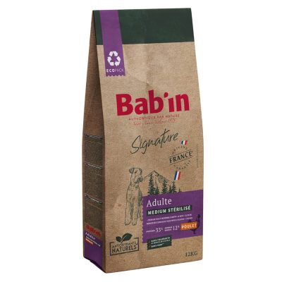 Croquettes Chien Medium Stérilisé – Bab’in