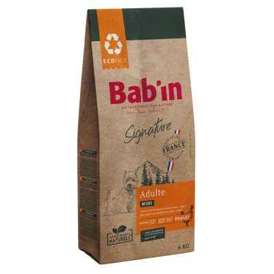 Croquettes Chien Mini Adulte 6kg – Bab’in