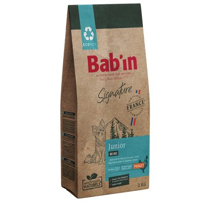Croquettes Chiot Mini Junior 2kg – Bab’in